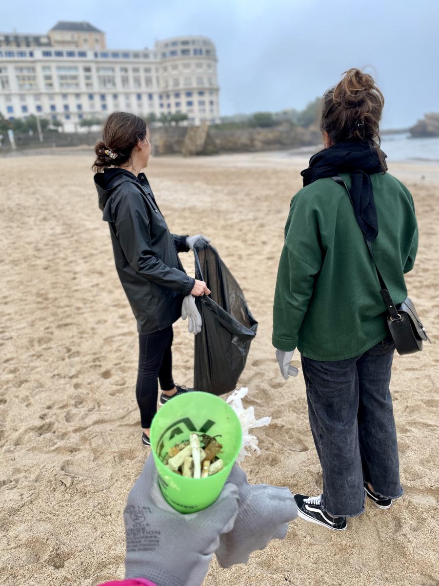 Ramassage de déchets Biarritz